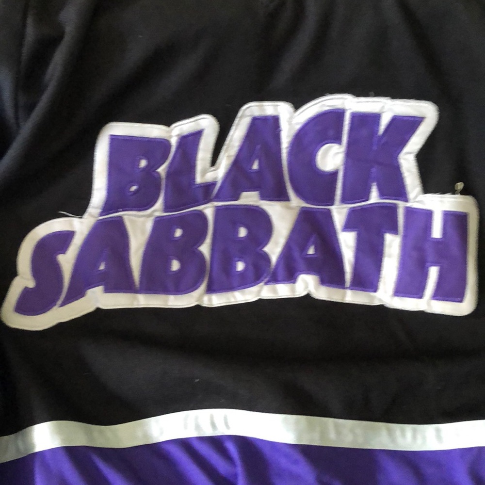 Black Sabbath hockey jersey the end tour